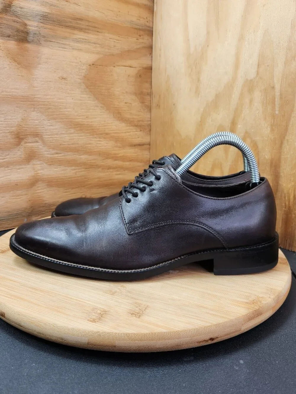 Cole Haan Mens Brown Lace Up Dress Shoes Size 7